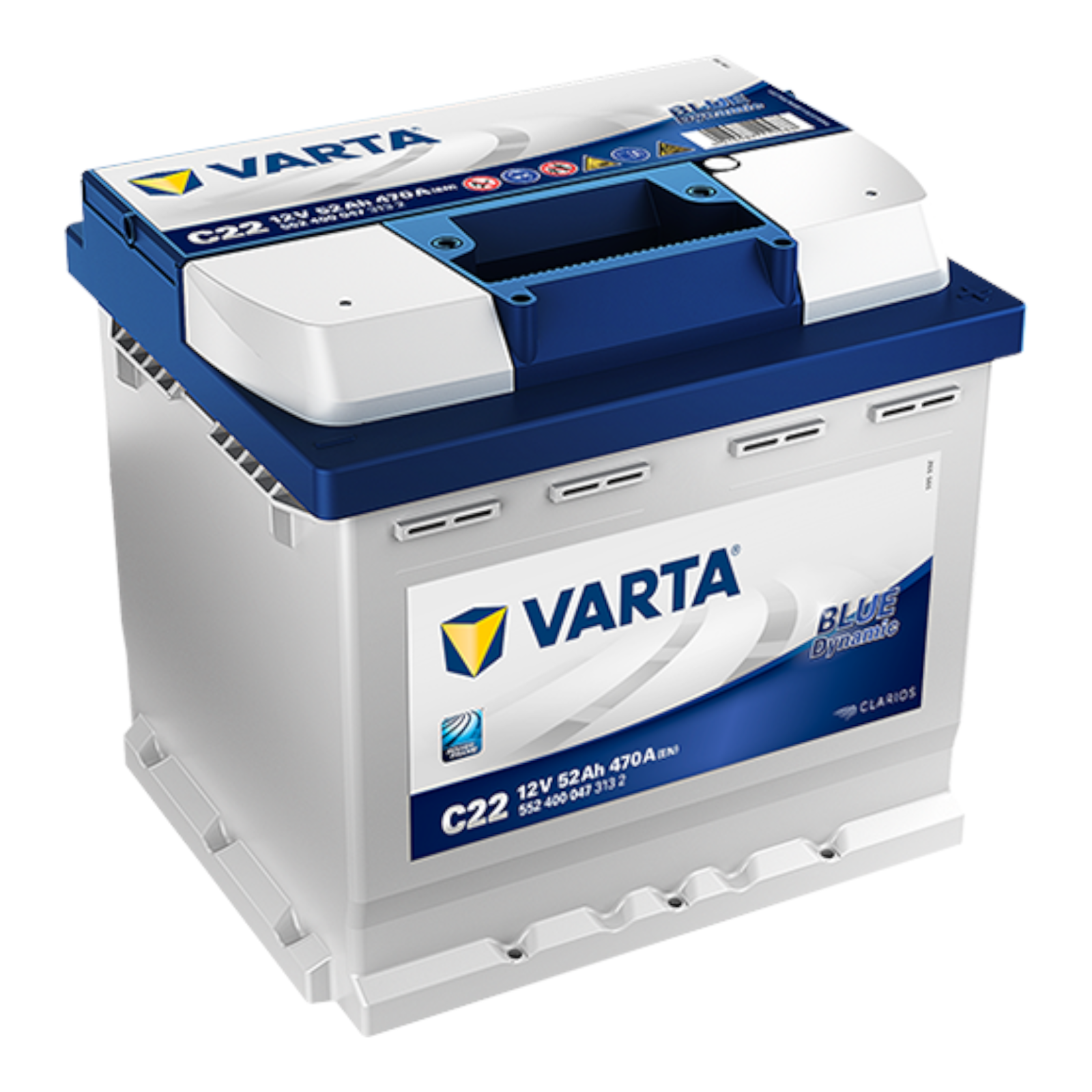 BATTERIA VARTA BLUE DYNAMIC C22 52Ah 470A